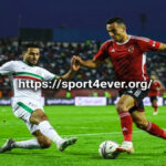 لقطة فنية لمباراة الأهلى مع طلائع الجيش في الدوري المصري مع رابط موقع الرياضة للأبد