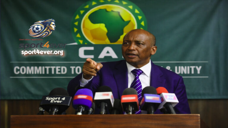 CAF President Patrice Motsepe speaking about the potential corruption investigation during his visit to Dakar, Senegal