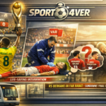 A professional sports collage for Sport 4 Ever featuring Mamelodi Sundowns' CAF celebration, Dr. Khaled Mahmoud's medical heroics in the AFC, and a tactical graphic about Liverpool's plan to replace Mohamed Salah.