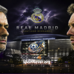 Prospective Real Madrid manager candidates Jose Mourinho and Julian Nagelsmann against the backdrop of the Santiago Bernabéu.