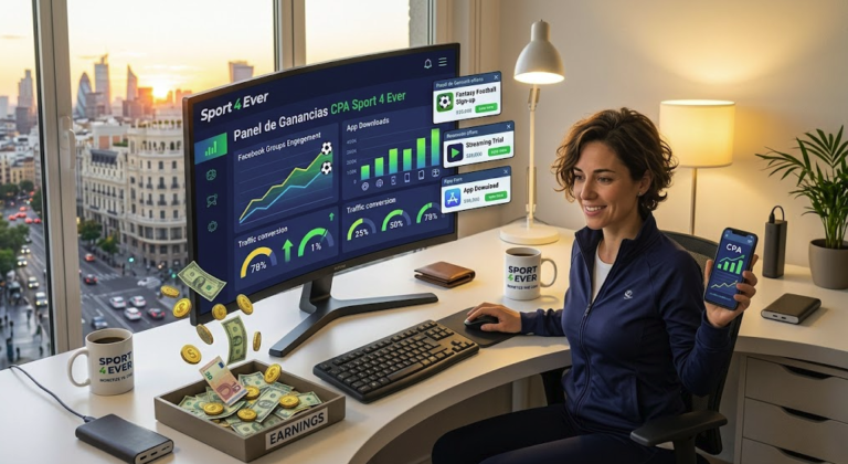 How to make money online with CPA affiliate for sports websites and Facebook groups on Sport 4 Ever.