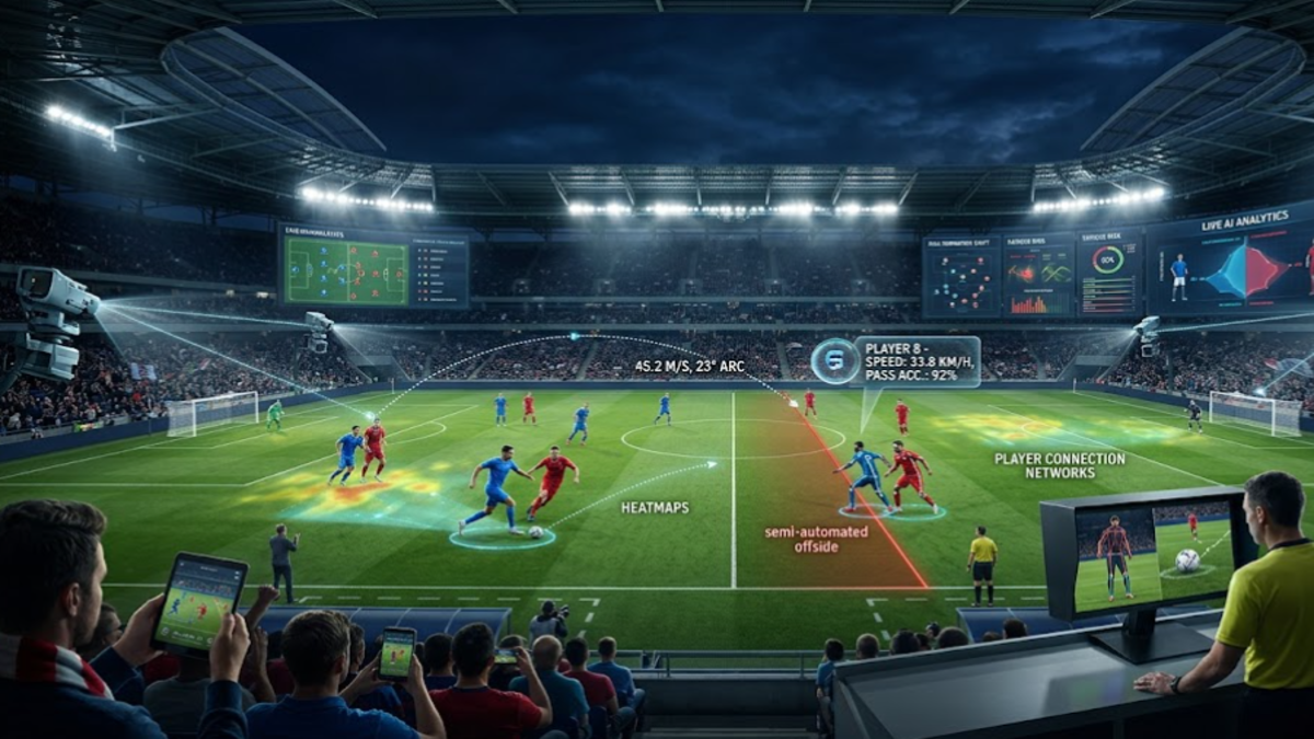 New technology changes the way sports are played with AI and smart technology