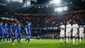 Chelsea and Tottenham players ahead of the Premier League season without European football