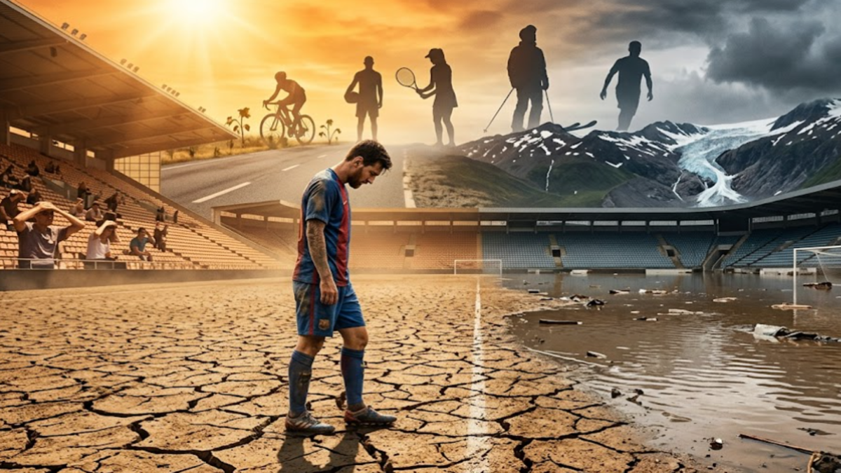 How climate change affects sports with athletes facing extreme heat, floods and changing weather conditions