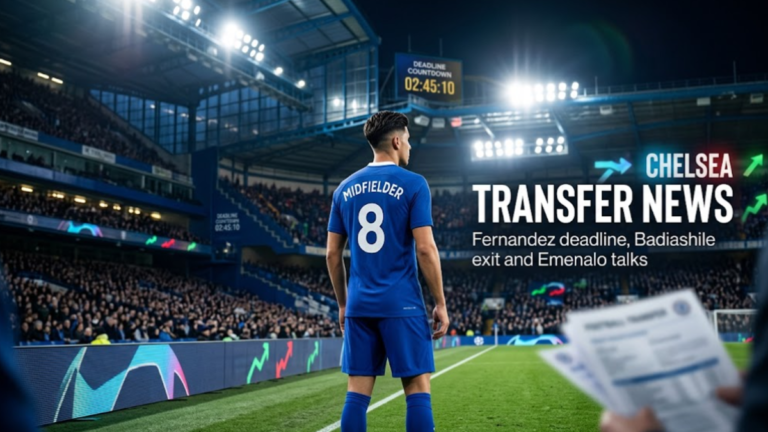 Chelsea transfer news featuring Fernandez, Badiashile and Emenalo