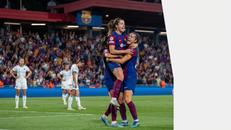 Barcelona Women vs Paris FC Women in the Women's Champions League