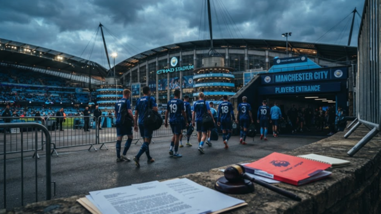 Manchester City facing Premier League financial charges at Etihad Stadium