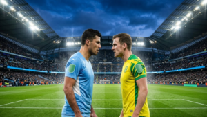 Manchester City vs Norwich City in the Carabao Cup