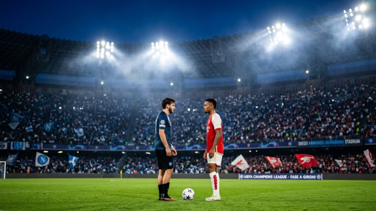 Napoli vs Arsenal UEFA Champions League at Diego Armando Maradona