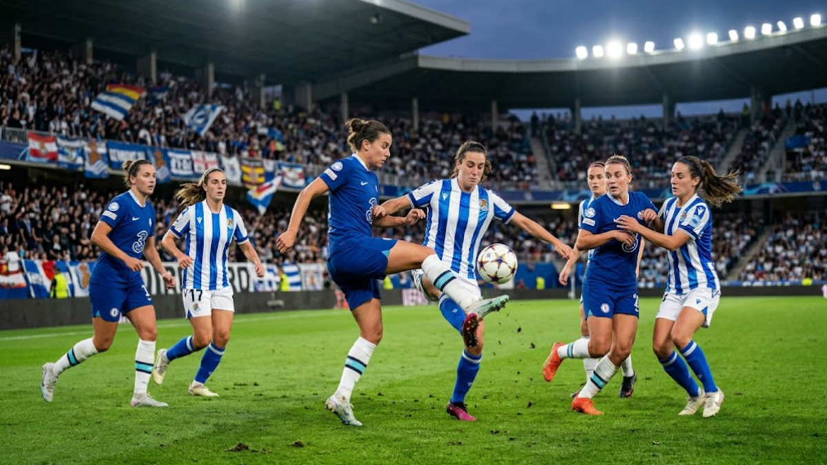 Real Sociedad Women vs Chelsea Women in Women's Champions League qualifying