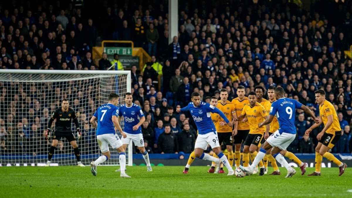 Everton vs Wolverhampton Wanderers in the Carabao Cup